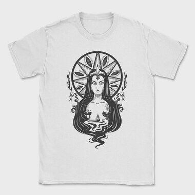 Queen Dark Art Nouveau 07, Tricou Barbati (Unisex)