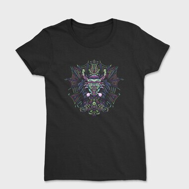 Psychedelic Trippy Dragon Dmt Rasta, Tricou Femei
