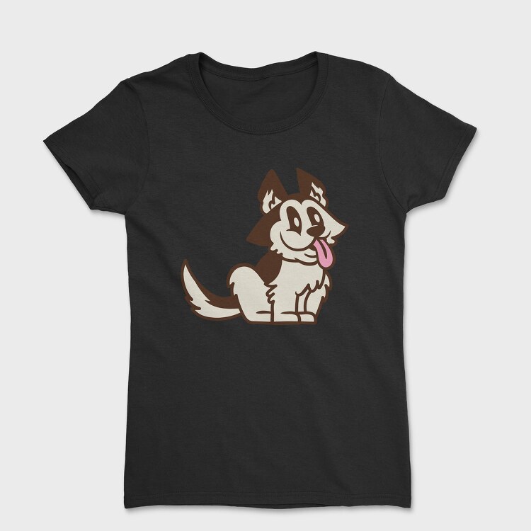 Cartoon Dog, Tricou Femei