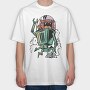 Cat and Mouse, Tricou Oversize Barbati (Unisex)