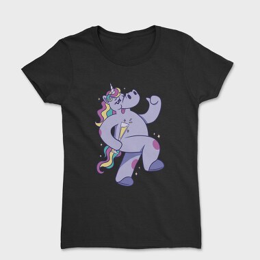 Purple Unicorn Drunk Party, Tricou Femei