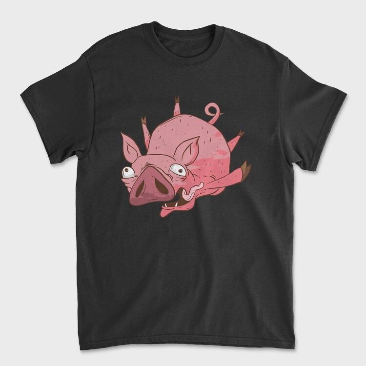 Flying Pig, Tricou Barbati (Unisex)