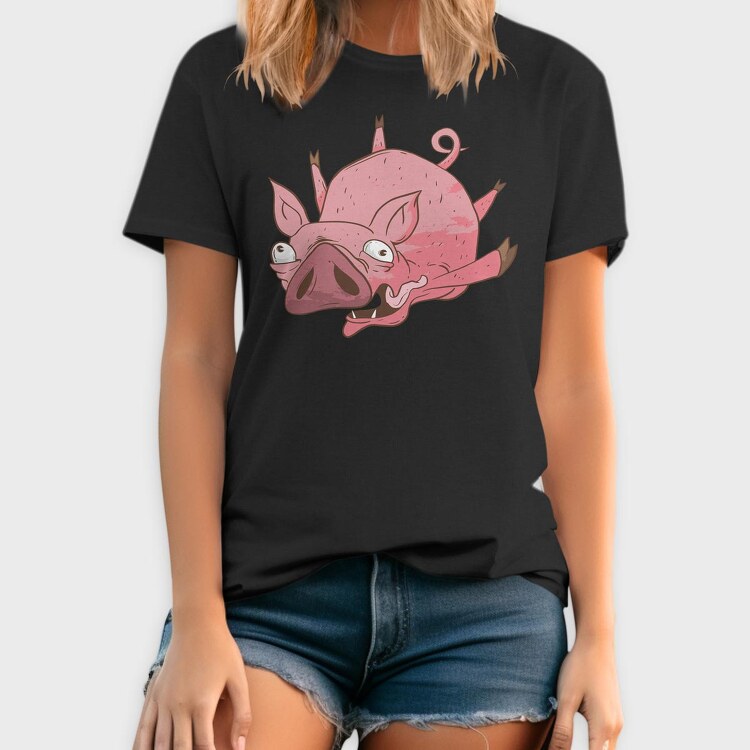 Flying Pig, Tricou Barbati (Unisex)