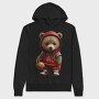 Teddy Bear Basketball, Hanorac Oversize Barbati (Unisex)