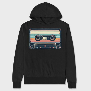 Cassete Vintage, Hanorac Oversize Barbati (Unisex)