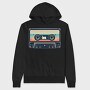 Cassete Vintage, Hanorac Oversize Barbati (Unisex)