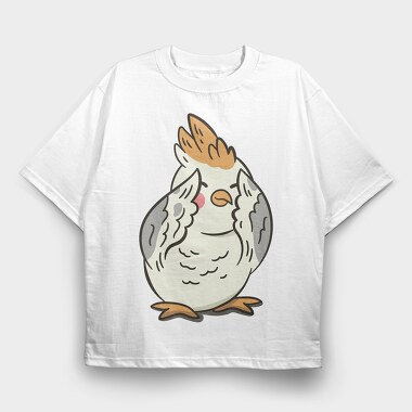 Cartoon Peekaboo, Tricou Oversize Barbati (Unisex)