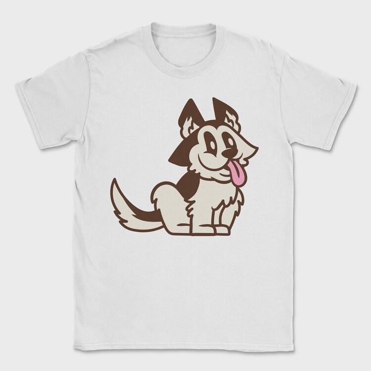 Cartoon Dog, Tricou Barbati (Unisex)