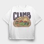 Carabiner Climb Landscape, Tricou Oversize Barbati (Unisex)