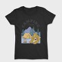 Camping Dream Bear Guitar, Tricou Femei