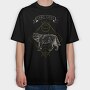 Canis Lupus, Tricou Oversize Barbati (Unisex)