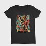 Punk Musician Abstract Music, Tricou Femei