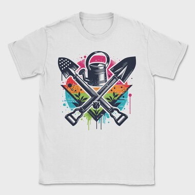 Rainbow Gardening Tools Graffiti, Tricou Barbati (Unisex)