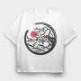 Yin Yang Nature, Tricou Oversize Barbati (Unisex)