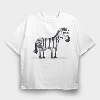 Zebra Stripes, Tricou Oversize Barbati (Unisex)