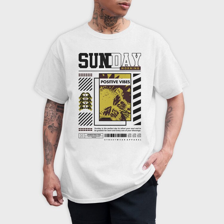 Sunday 1, Tricou Barbati (Unisex)