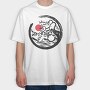 Yin Yang Nature, Tricou Oversize Barbati (Unisex)