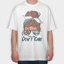 Camping Hair, Tricou Oversize Barbati (Unisex)