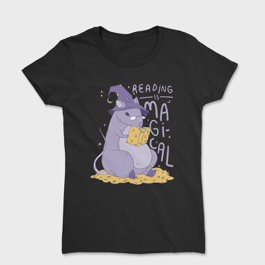 Rat Reading Magical Book, Tricou Femei
