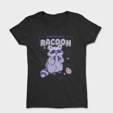 Raccoon Anatomy, Tricou Femei