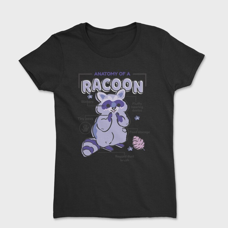 Raccoon Anatomy, Tricou Femei