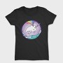 Rainbow Narwhale Whale, Tricou Femei