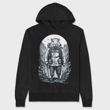 Capibara Nature, Hanorac Oversize Barbati (Unisex)