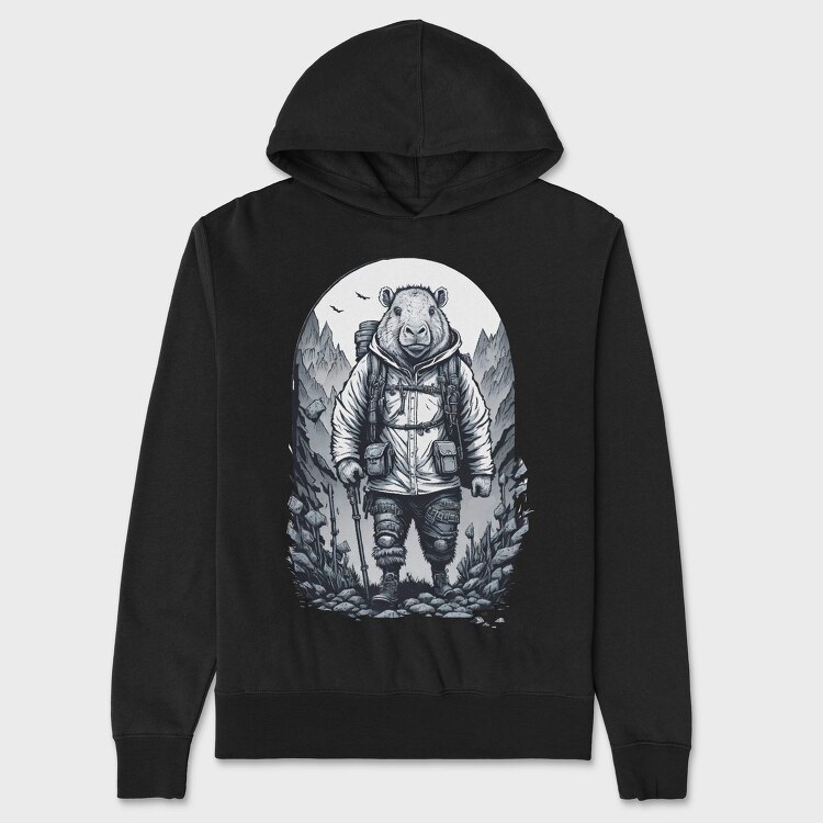 Capibara Nature, Hanorac Oversize Barbati (Unisex)