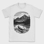 Canoe River Landscape, Tricou Barbati (Unisex)