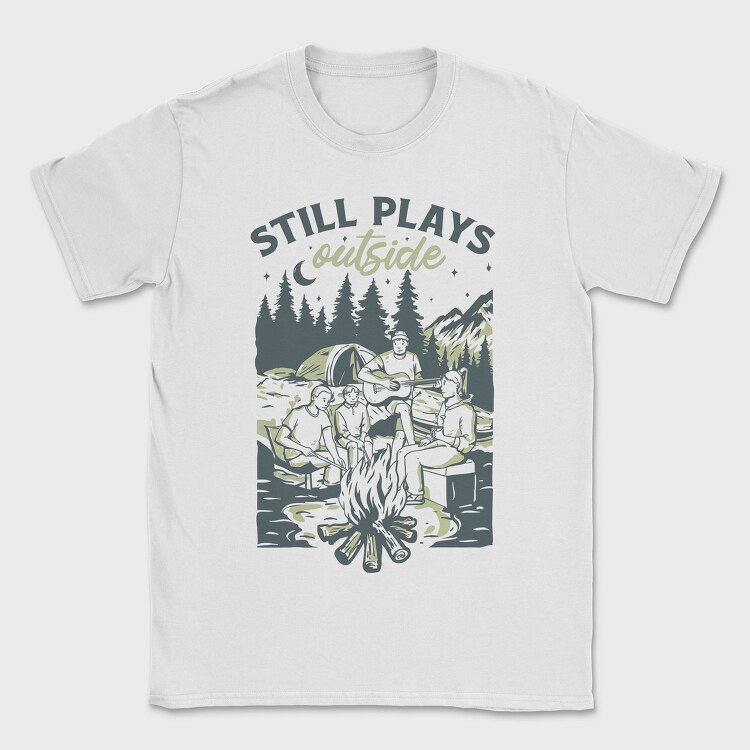 Camping With Friends, Tricou Barbati (Unisex)