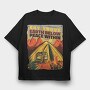 Camping Sky Above, Tricou Oversize Barbati (Unisex)