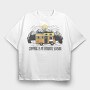 Camping Season, Tricou Oversize Barbati (Unisex)