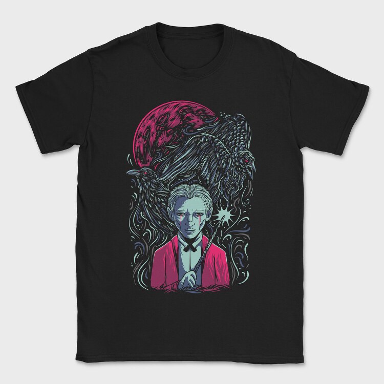 Raven Wizard Magic, Tricou Barbati (Unisex)