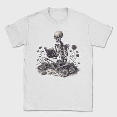 Reading Skeleton, Tricou Barbati (Unisex)