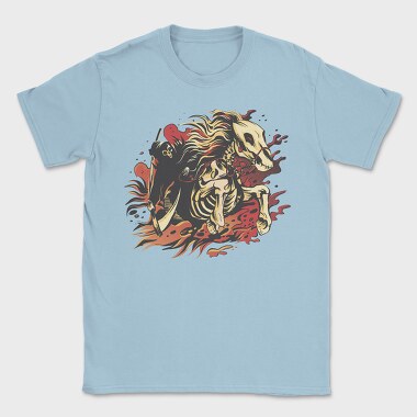 Reaper And Skeletal Horse, Tricou Barbati (Unisex)