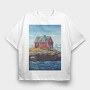 Red House Painting Iceberg Poster, Tricou Oversize Barbati (Unisex)