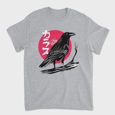 Red Moon Raven Traditional Crow, Tricou Barbati (Unisex)
