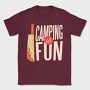Camping Is Fun, Tricou Barbati (Unisex)
