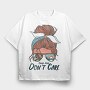 Camping Hair, Tricou Oversize Barbati (Unisex)