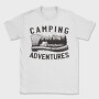 Camping Axe Adventure, Tricou Barbati (Unisex)
