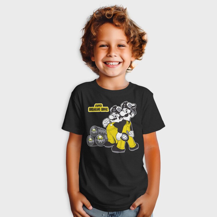 Super Breacking Bros Mario, Tricou Copii