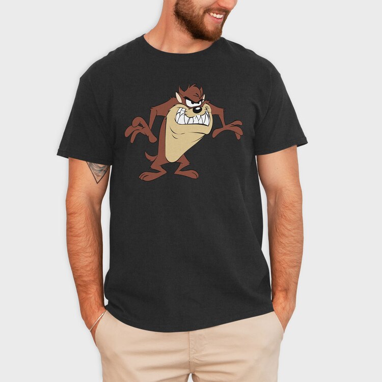 Cartoon Retro Tazmania 5, Tricou Barbati (Unisex)