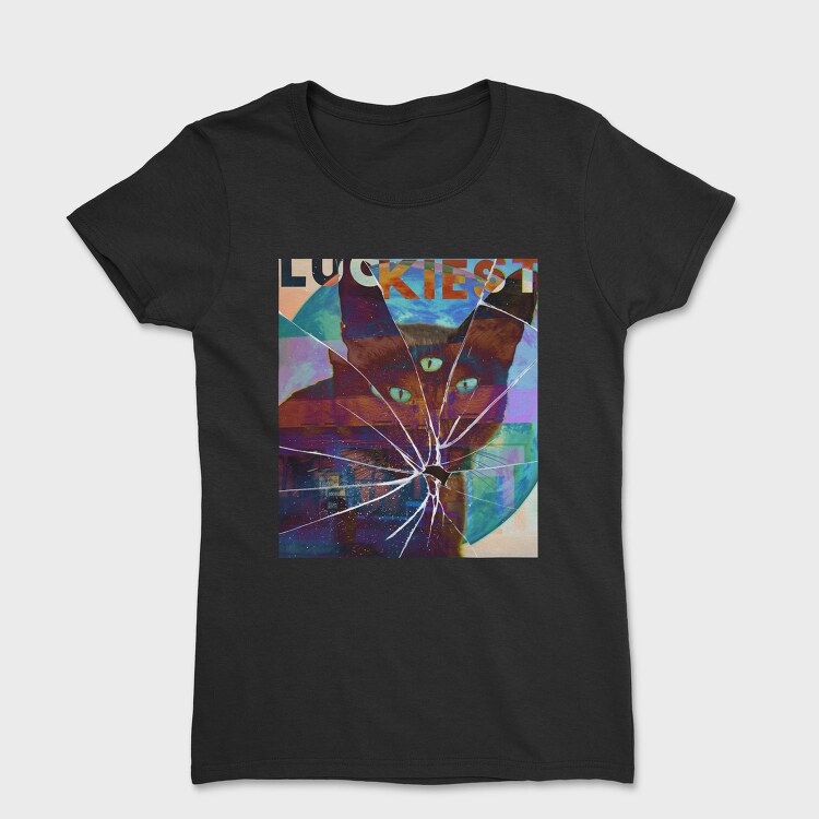 Broken Glass Luckiest, Tricou Femei