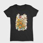Butterfly and Flowers, Tricou Femei