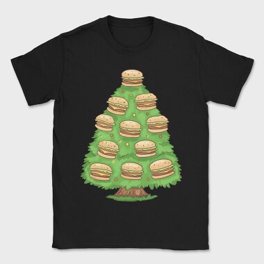 Burger Tree, Tricou Barbati (Unisex)