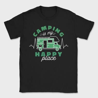 Camper Heartbeat, Tricou Barbati (Unisex)