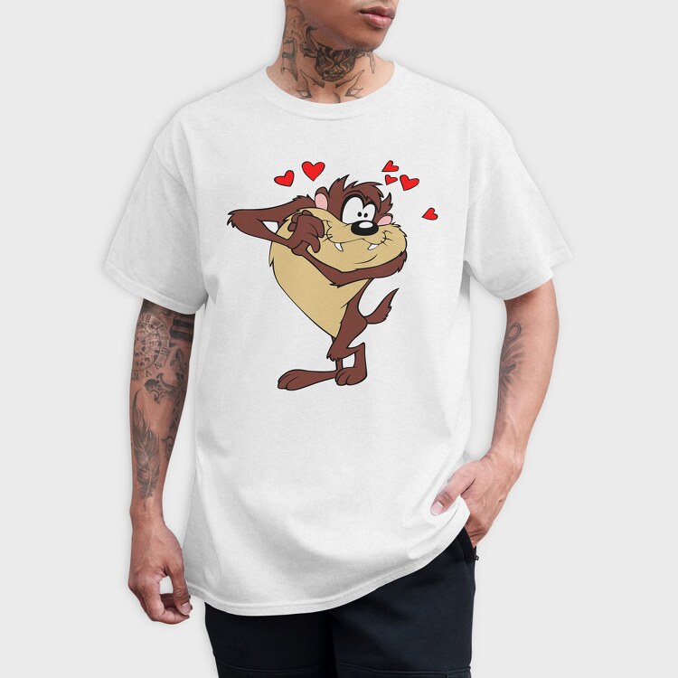 Cartoon Retro Tazmania 6, Tricou Barbati (Unisex)