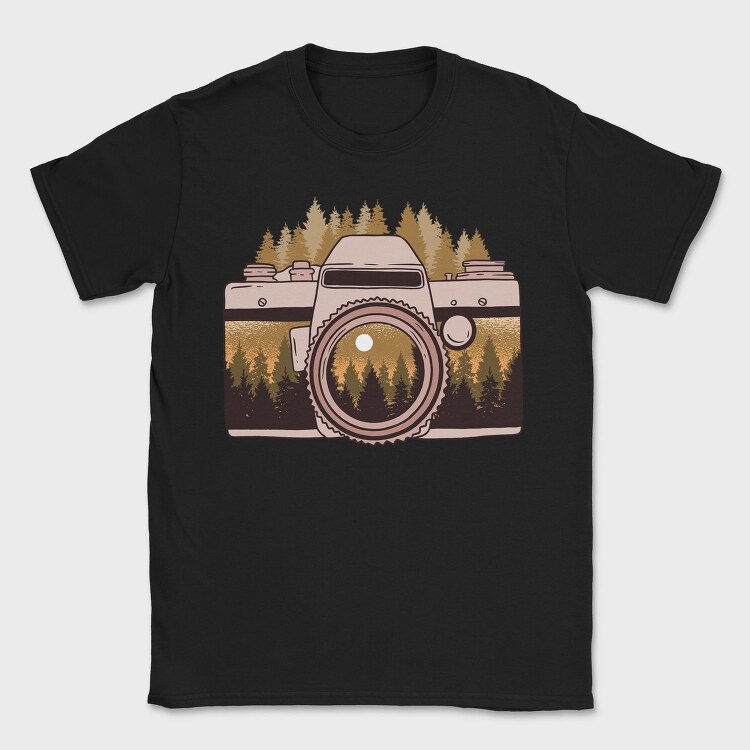 Camera Forest, Tricou Barbati (Unisex)