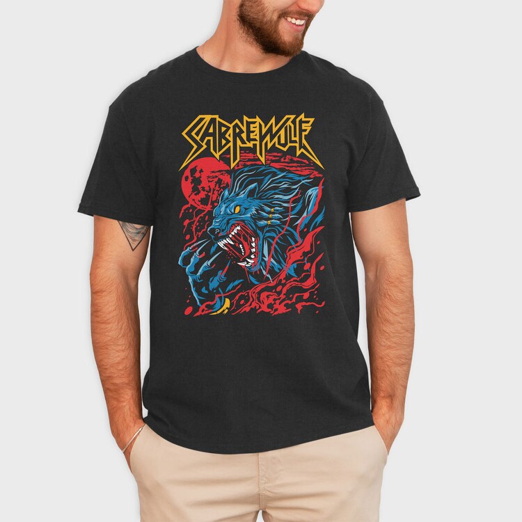 Sabrewule, Tricou Barbati (Unisex)
