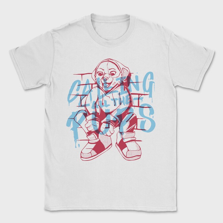 Calling All the Pups, Tricou Barbati (Unisex)